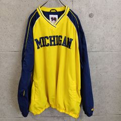 90s STARTER ミシガン大学 ナイロンプルオーバー - メルカリ