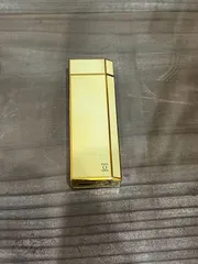 中古美品正規品　カルティエ Cartier  ガスライター 喫煙具 タバコ ペンタゴン アイボリー ゴールド色のサムネイル
