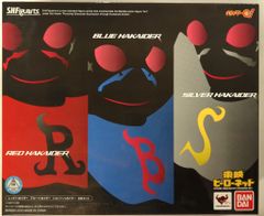 반다이 SHFiguarts 키카이더 01 레드&블루&실버 하카이더 3체 세트