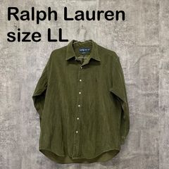 ラルフローレン コーデュロイシャツ キャンプシャツ ジャケット茶色 M