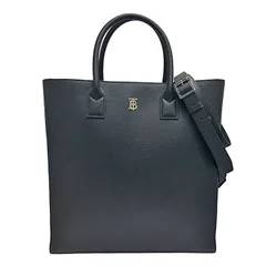 BURBERRY バーバリー TBロゴ 2way ハンドバッグ 8062902 トートバッグ レザー シルバー金具 ブラックのサムネイル