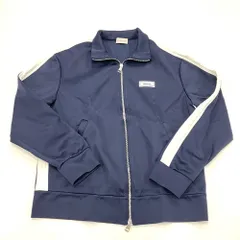 モンクレール MONCLER サイドライン ジャージ ナイロン コットン F10918G72100C8034 ネイビー LL（XL） トラックジャケット メンズ【中古】のサムネイル