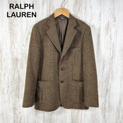 ポロバイラルフローレン テーラードジャケット ヘリンボーン ウール