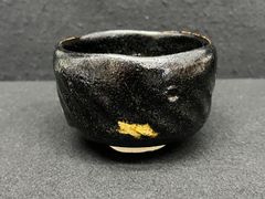 茶道具 富士の絵 黒楽茶碗 佐々木松楽作 - メルカリ