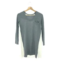 Sacai サカイ レースドッキングニット サイズ:2 異素材/長袖/チュニック   カシミヤ混 ホワイト/グレー レディース / 243001006427のサムネイル