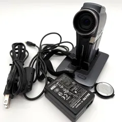 【動作品】SANYO Xacti DMX-HD2 サンヨー ザクティ デジタルムービーカメラ ハイビジョン対応 バッテリー付属 ガンメタ系 オールドデジカメ レトロデジカメのサムネイル