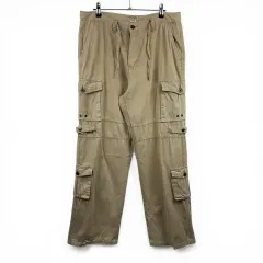 (XL) Abercrombie ヴィンテージ Y2K カーゴ パンツ ベージュのサムネイル