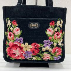 月子さま FEILER フェイラー パンジー トートバッグ シュニール織 花柄 