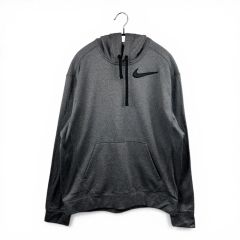 新品 ナイキ NIKE パーカー ハイネック 長袖 M 灰 ポリ スポーツ 