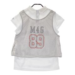 24SS パーリーゲイツ MFYディンプルメッシュ レイヤードトップス 半袖 M 24SS パーリーゲイツ MFYディンプルメッシュ レイヤードトップス 半袖