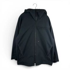 アシヤロサブラン 遮光 フルジップパーカー 指穴 黒 UV対策