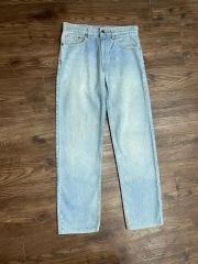 00s Levi's 517 ブラック コーティング デニムパンツ W29 - メルカリ