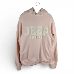 (95) Jeep ビックロゴ フーディー Tシャツ ベビーピンクのサムネイル