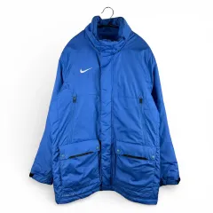 (L) NIKE ナイキ STORM-FIT（ストームフィット） ベンチコート ブルー