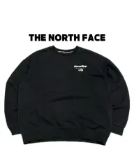 (XL) THE NORTH FACE ザノースフェイス NSE スウェット ラウンドスウェット ブラック