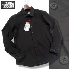 新品正規 ノースフェイス 海外限定 スーパーストレッチ CITY CLASSY 長袖シャツ メンズMブラック(BLK)