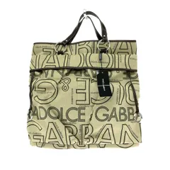 DOLCE&GABBANA ドルチェ&ガッバーナ ハンドバッグ  キャンバス×レザー    ブラウン ユニセックス / 240001195966のサムネイル