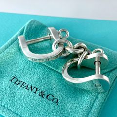 ティファニー TIFFANY ダブルシャックルキーリングヴィンテージ SV925 ティファニー TIFFANY ダブルシャックルキーリングヴィンテージ SV925