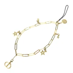 Christian Dior クリスチャンディオール スマホストラップ/チャーム  ブレスレット/ノベルティ/CDロゴ/星    ゴールドカラー レディース / 240001203983のサムネイル