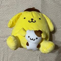 当時物・初代】ポムポムプリン レトロ 当時物 ぬいぐるみ ティッシュ