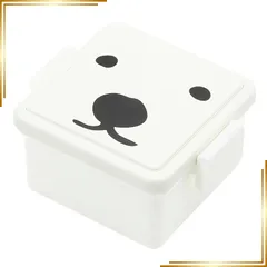 【新品】 三好製作所(Miyoshi Seisakujyo) GEL-COOま (じぇるくーま) オス 保冷剤一体型 四角 ランチボックス お弁当箱 11×9×5.5cm 220ml 簡単クリップ バックル機構 保存容器 デザート用 サラダケース レンジ対 1のサムネイル