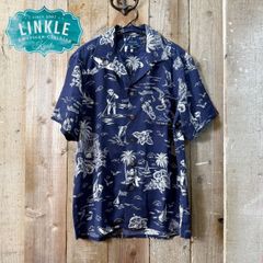 美品】90s ポロラルフローレン 開襟 アロハシャツ 黒 XL ハワイアン柄
