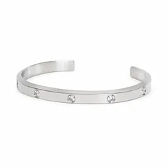 【ギフト対応可】ダニエルウェリントン DANIEL WELLINGTON バングル Classic Lumine Bracelet Silver シルバー レディース アクセサリー ジュエリー 人気 ブランド おしゃれ 誕生日 プレゼント ギフト 送料無料のサムネイル