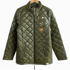 ハンティングワールドキルティングダウンオリーブ色M美品 - メルカリ