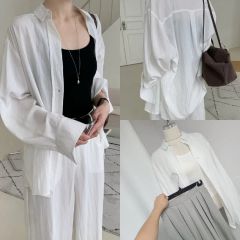crewre】ソフトガーゼシアーシャツ size3 - メルカリ