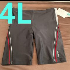 LACIELO Men's Swimsuit, Brand New, LMP1914K, Black & Red, Size 4L, Popular Item