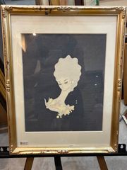 東郷青児、【彼女のすべて】、希少な額装用画集より、状態良好、新品