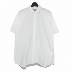 ドレスドアンドレスド DRESSEDUNDRESSED 2重袖 切替チェック シャツ 半袖 4 ホワイト ブラック 白 黒のサムネイル