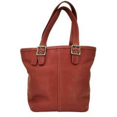 COACH コーチ トートバッグ レザー F13089 レッド - メルカリ