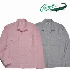 Crocodile クロコダイル カバーオール シャツジャケット ブルゾン 綿混 春夏  M～Lサイズ　1604-03407のサムネイル