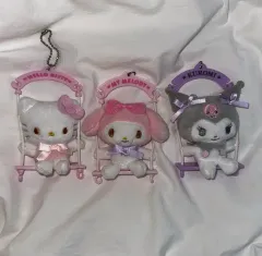 (まとめ売り) サンリオ ハローキティ マイメロディ クロミ ぶらんこ レトロ マスコット