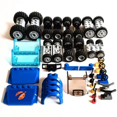 レゴ 正規品 中古 タイヤ(車7台分)・車部品 レゴブロック【管理番号：3872】のサムネイル