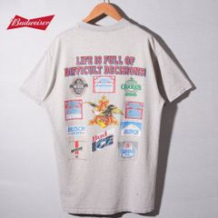 90's DELTA BUDWEISER フロッグ リザード 両面 Tシャツ - メルカリ