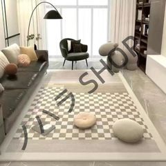 ラグ 絨毯 IKEA イケア ホワイト/ブラック 170x240cm - メルカリ