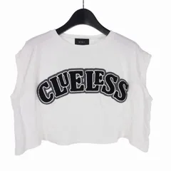 ジーヴィージーヴィー G.V.G.V CROPPED TOP W/CHENILLE WAPPEN ワッペン ノースリーブ カットソー XS ホワイト 白 GV1413041Aのサムネイル