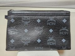 未使用級 MCM バニティポーチ バッグ ブラック - メルカリ