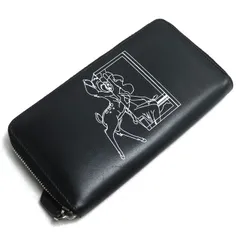 GIVENCHY ジバンシィ ラウンドジップウォレット バンビ 長財布 ラウンドファスナー ブラック BC06340493 レディース 中古のサムネイル