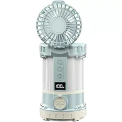 ランタン LED キャンプランタン 超高輝度/実用点灯12-100時間/防水/充電式/4つ点灯モード/フック付き/防水防滴 懐中電灯 ポータブル扇風機つき/充電バッテリー USBケーブル付き フラッシュライト ムードライト 夜釣り 台風 災害 e206fd06