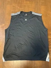 【超希少6XO】adidas アディダス バスケットボール タンクトップ 黒