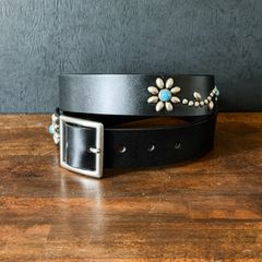 セブン店員様専用 BELVET Leather studded belt | Mercari