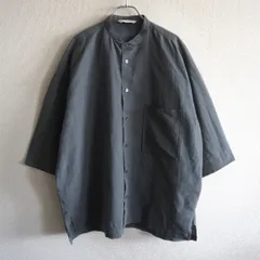 【美品】 ARTS&SCIENCE 【コットン リネン シルク バンドカラー シャツ】3 コットン アーツアンドサイエンス 26050479のサムネイル