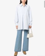 Chloe クロエ 2021SS ストライプ ボリュームスリーブ ブラウス - メルカリ