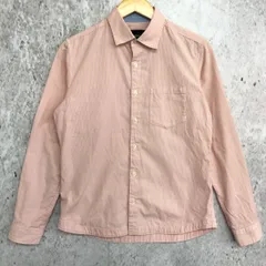 NICOLE selection ニコル コレクション 長袖 ストライプ シャツ ホワイト / ピンク 46サイズ 〇□のサムネイル