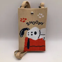 10207　SNOOPY（スヌーピー）　スマホショルダーバッグ　ベージュ