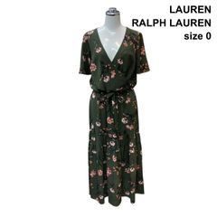 Polo Ralph Lauren カシュクールシルクフラワーワンピース - メルカリ