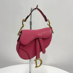 【新品未使用訳アリ】Christian Dior サドルマイクロバッグ　ピンク　ショルダーバッグ　ミニバッグのサムネイル